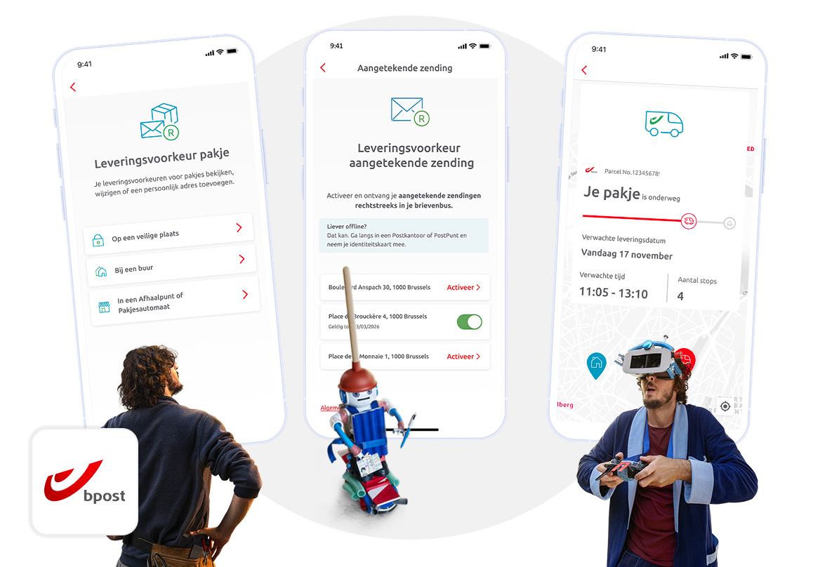 Maak het jezelf makkelijk met de My bpost app