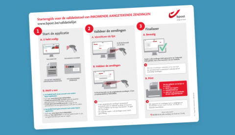 Outil de validation pour les envois recommandés