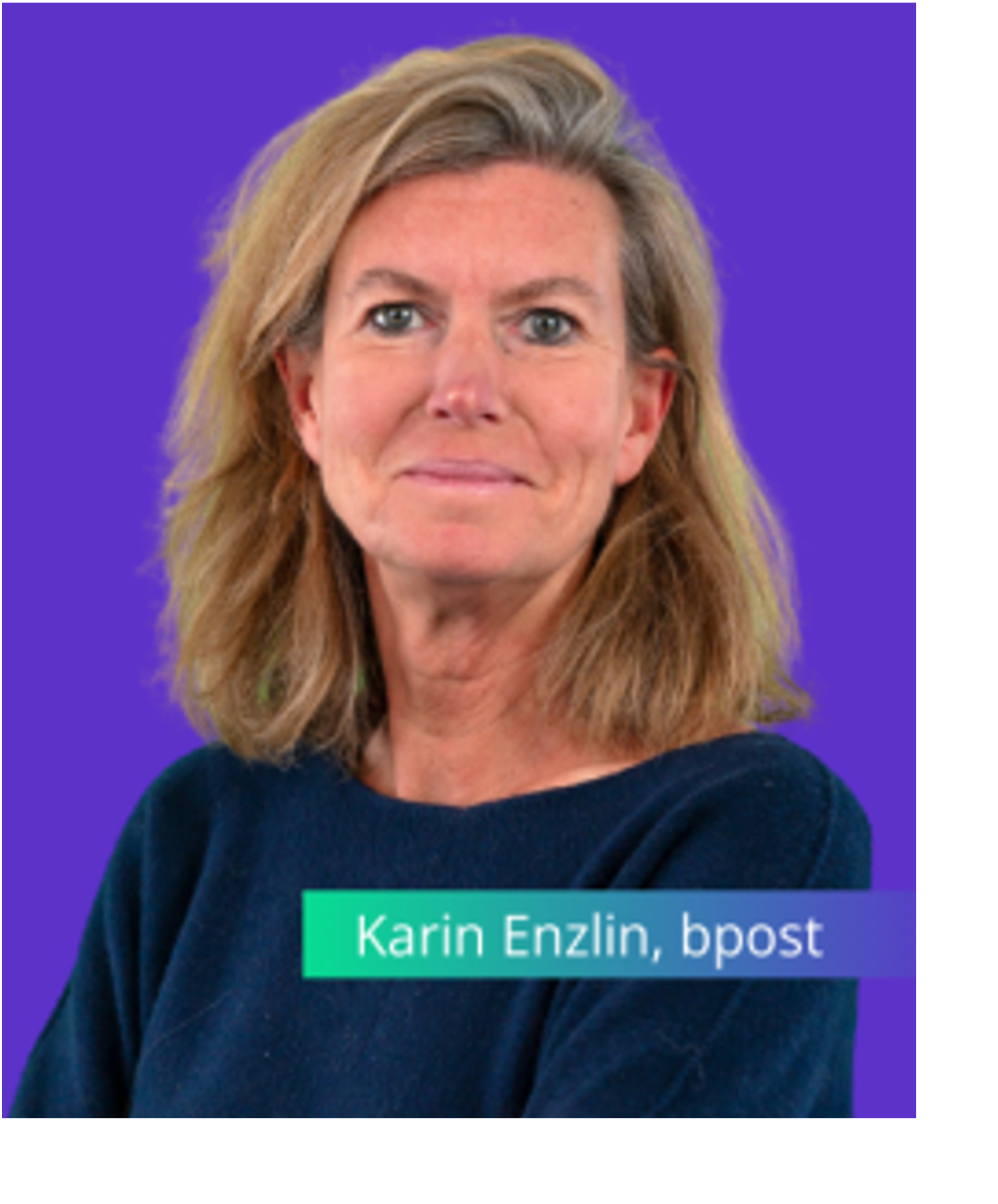 Karin Enzlin - Head of sustainability bpost
