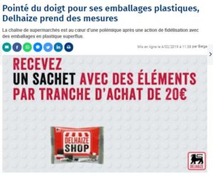 Quand Delhaize s’emballe