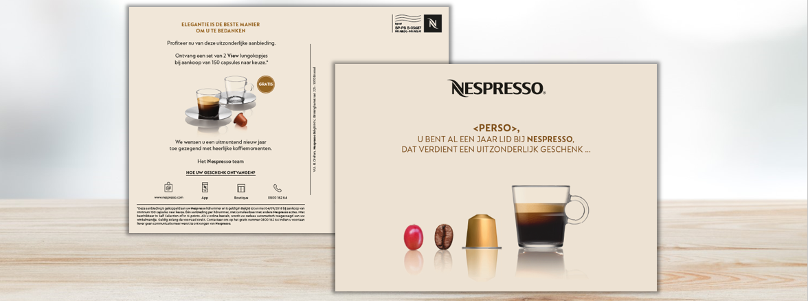 Nespresso-birthday-client-relationship-postcard