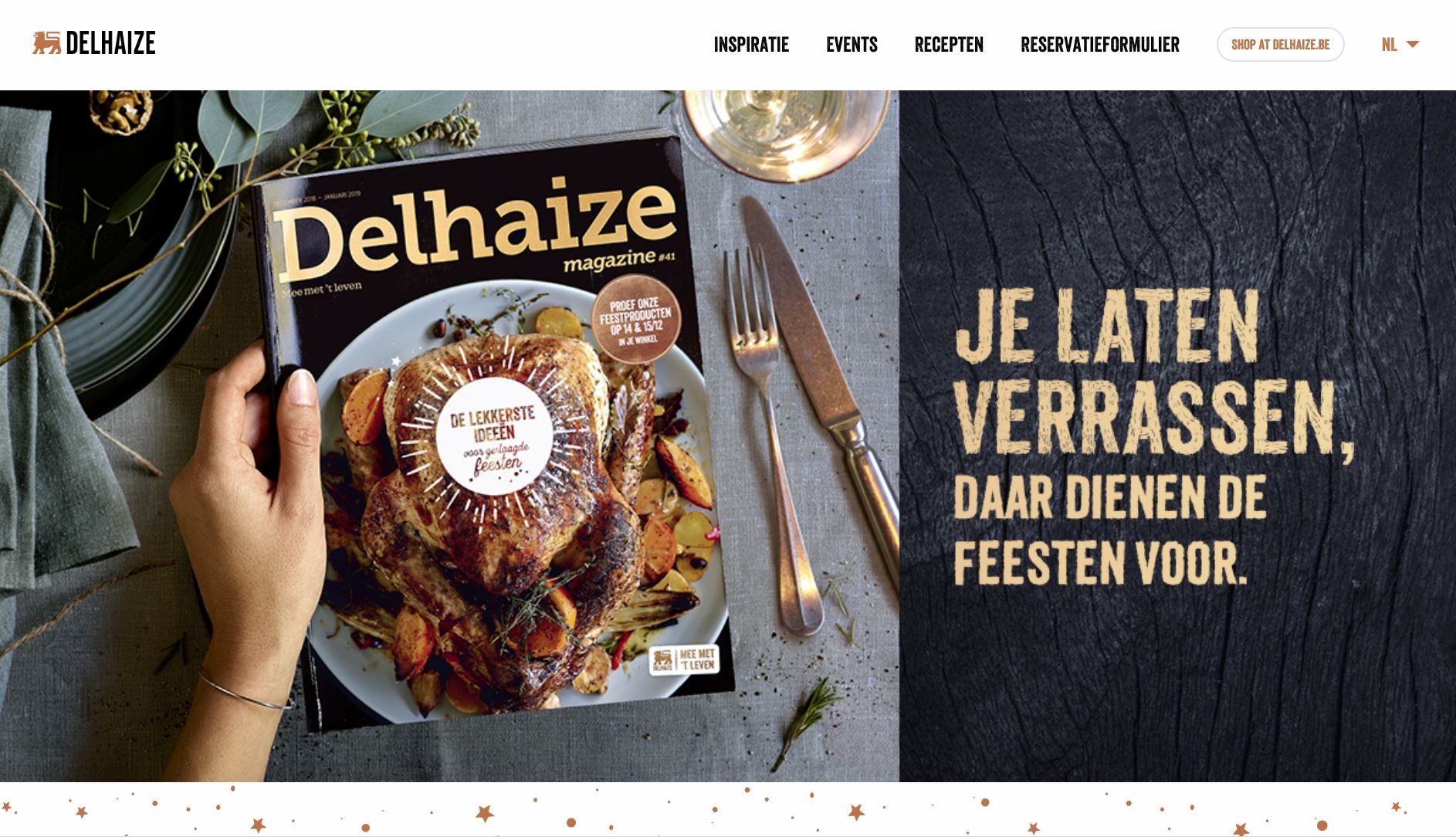 Delhaize - website - End of year magazine