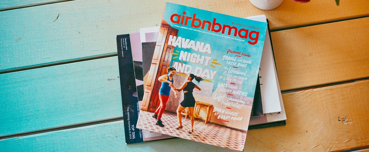 Airbnbmag - print magazine Airbnb