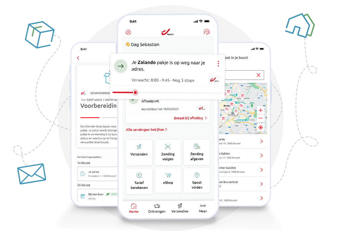 Skiën min Doordringen My bpost app: volg, ontvang en verzend met je smartphone | bpost